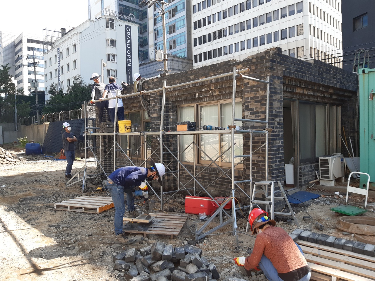 7월 민주인권기념관 증축(신관)공사 추진 현황 사진
