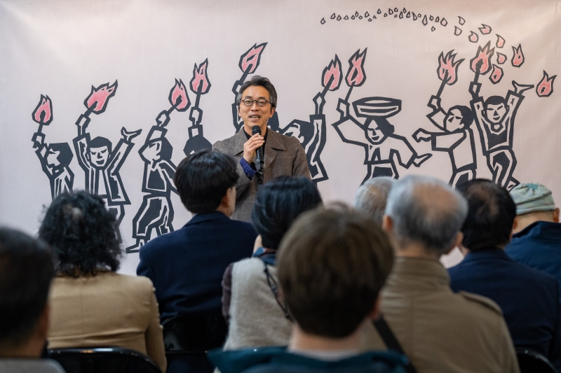 [다시 돌아온 편지] 홍성담 독일 유배 작품 35년 귀환 기념 전시 개막 행사 연관 이미지