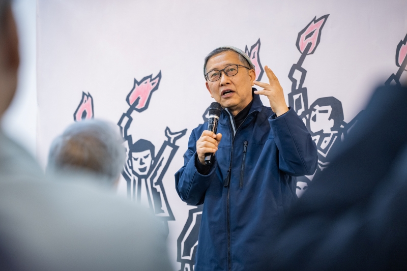 [다시 돌아온 편지] 홍성담 독일 유배 작품 35년 귀환 기념 전시 개막 행사 연관 이미지